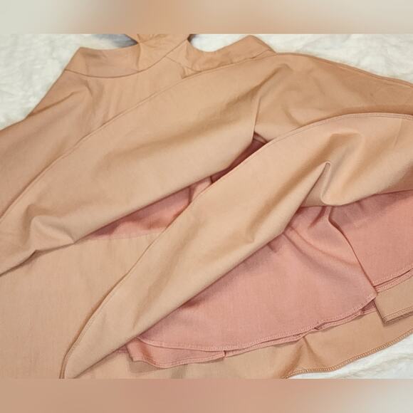 CLEARANCE! NWT Lucca Whitney Puff Sleeve Cutout Rodeo Dress, Coral, Size X-Small - Picture 7 of 13